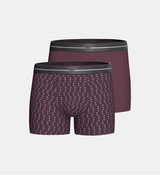 Lot 2 boxers en Coton Modal - Impetus - Bordeaux