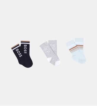 Pack de 2 paires de chaussettes - BOSS Kidswear - Gris chine