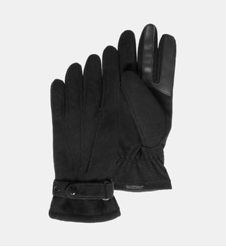 Gants tactiles, en polaire recyclée - Isotoner - Noir
