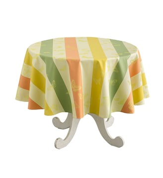 Nappe enduite Enduit Bal des papillons - Le Jacquard Francais - Jaune
