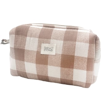 Trousse de toilette Camila - Babyshower - Marron