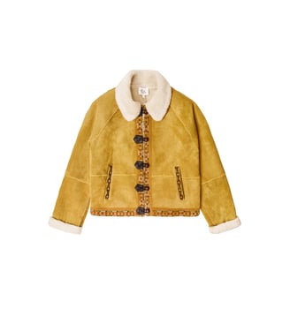 MANTEAU imprimé ethnique VACY - La Petite Etoile - Camel