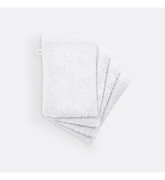 Lot de 4 gants de toilette éponge Scénario La Redoute Interieurs