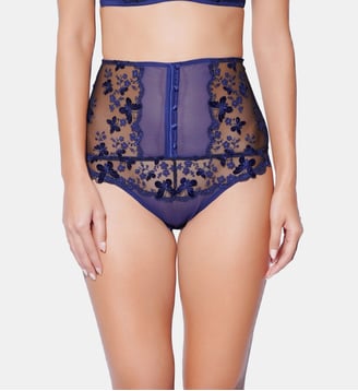 Culotte taille haute - Papillon - Huit - Marine