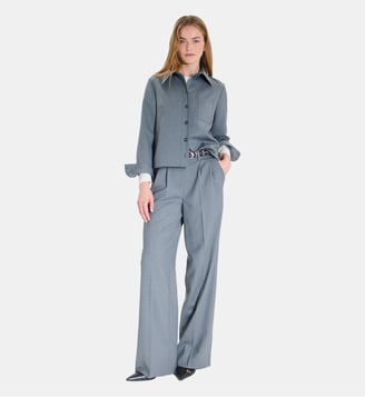 Chemise Conie Gris Moyen Chine - Zapa - Gris moyen chiné