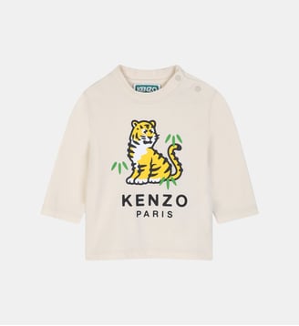 Tee-shirt manches longues - Kenzo Kids - Pale trench