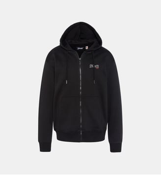 Hoodie en coton - Schott - Noir