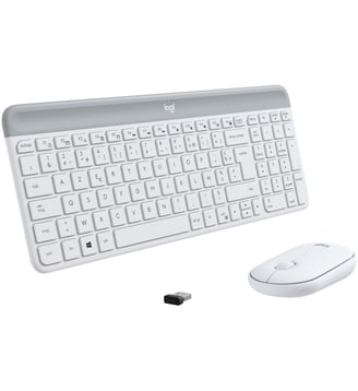 Clavier + Souris MK470 Blanc - Logitech - Blanc