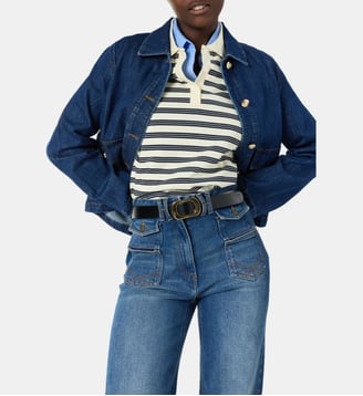 Veste droite en denim brut - TAINA - Gerard Darel - Jean