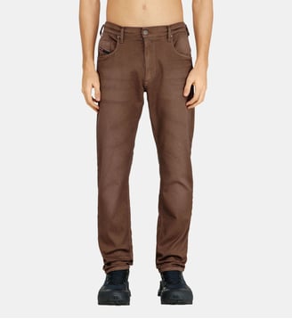 Regular Regular Waist 2032 D-Krooley-BW Joggjeans® - Diesel - Marron