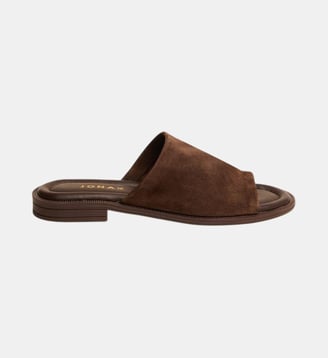 Mules plates Janet - Jonak - Marron