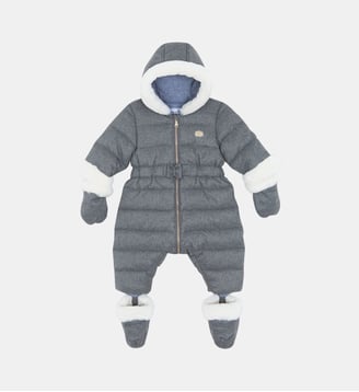 Pilote -   capuche imitation fourrure - Tartine Et Chocolat - Gris clair