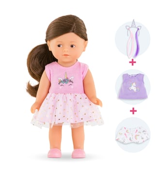 Coffret Poupée Mini Corolline Romy Licorne - Corolle - Multicolore