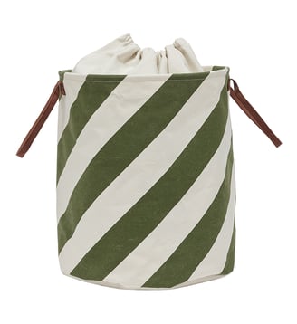 Panier de rangement en polyester Living - OYOY - Vert
