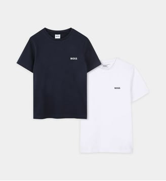 Lot de 2 t-shirts - BOSS Kidswear - Bleu marine