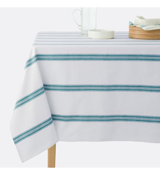 Nappe rayée en coton lavé tissé-teint La Redoute Interieurs