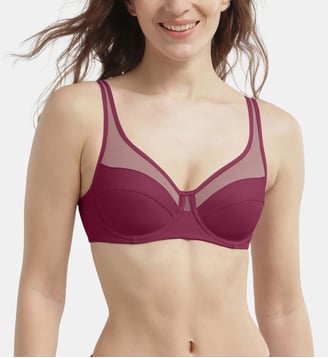 Soutien-gorge Emboîtant Avec Armatures Non Paddé Generous Classique - Dim - Violet aubergine