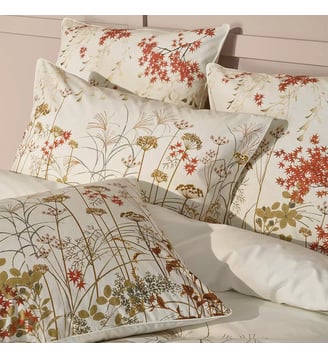 Lot de 2 taies percale de coton - Garnier Thiebaut - Automne