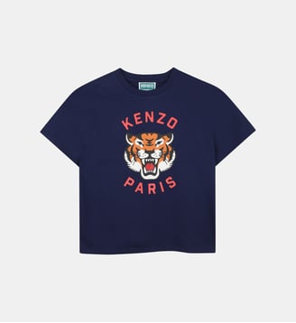 Tee-shirt manches courtes - Kenzo Kids - Medieval blue