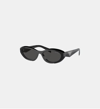 Lunettes de soleil Irrégulier PR 26ZSF - Prada - Noir