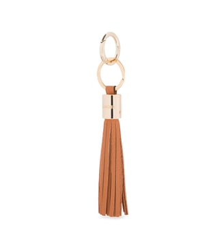 Porte-clés Premier Flirt en cuir - Lancel - Camel