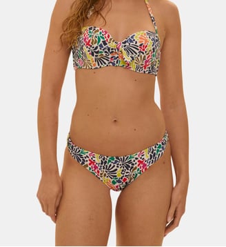 Culotte de bain - Imprimé tropico blanc - Simone Pérèle - Blanc