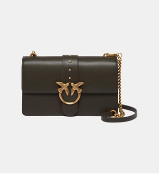 Sac à main moyen love bag one en cuir - Pinko - Vert
