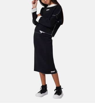 Jupe droite réversible DKNY