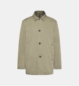 Imperméable droit avec parement amovible Dolan - Digel - Vert sauge