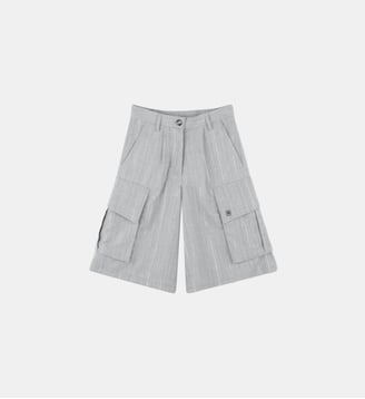 Short long à rayures tissées DKNY