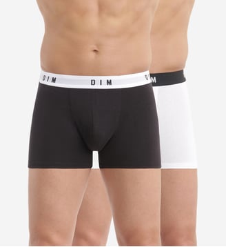 Lot de 2 Boxers Coton Originals - Dim - Blanc