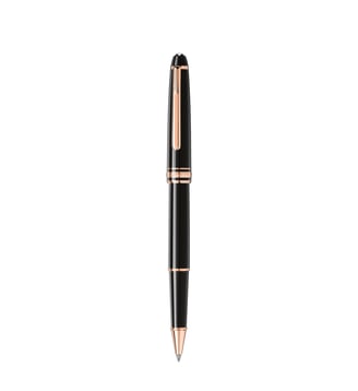 Stylo Roller Meisterstuck Acier 132487 - Montblanc - Doré rose noir