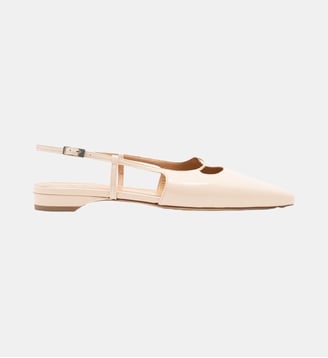 Baden - Ballerines En Cuir Nappa Verni Souple Noir - Parallèle - Noir