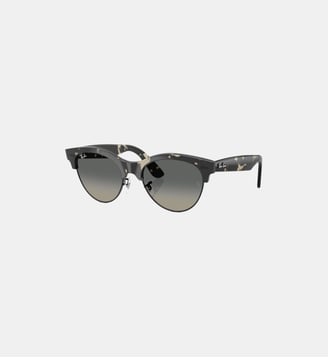 Lunettes de soleil Carré RB2341 Clubmaster Way - Ray Ban - Gris havana sur noir
