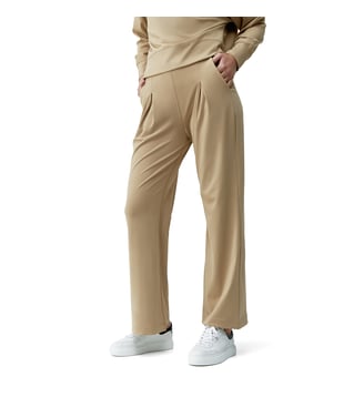 Pantalon de sport Performance Athleisure AUDREY - Born Living Yoga - Beige sable