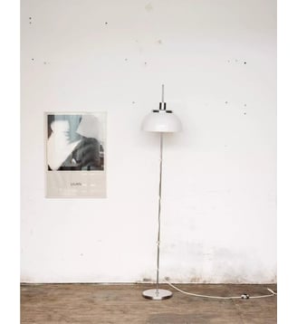 Lampadaire en métal Julien N°11 - Produit chiné - Debongout - Gris
