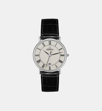 Montre Classiques Blanc 12443AP08 - Herbelin - Argenté