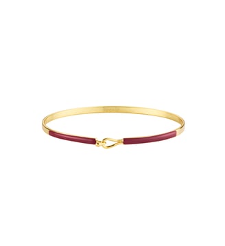 Bracelet Lily Doré 24-LIL-BFA24-PAR - Bangle Up - Doré et bordeaux