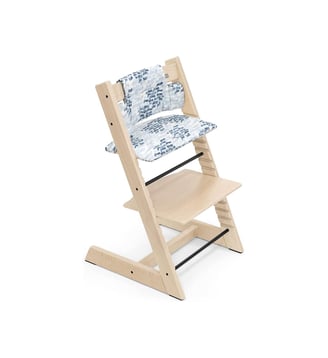 Coussin Tripp Trapp® Classic Waves Blue pour chaise Tripp Trapp - Stokke - Bleu
