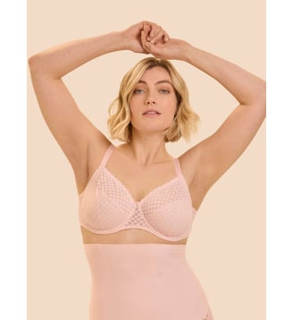 Soutien-gorge avec armature emboitant - Poudre - Simone Pérèle - Poudre