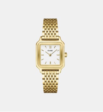 Montre Gracieuse petite Blanc CW11815 - Cluse - Doré