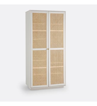 Armoire 2 portes - La Redoute Interieurs - Gris et naturel