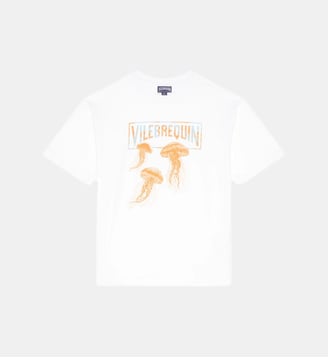 T-shirt en coton organique Medusa - Vilebrequin - Blanc
