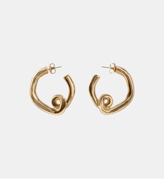 Boucles d'oreilles gravure Claudie - Claudie Pierlot - Gold