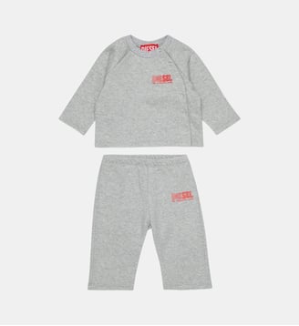 Combinaison bébé avec logo - Diesel Kids - Gris