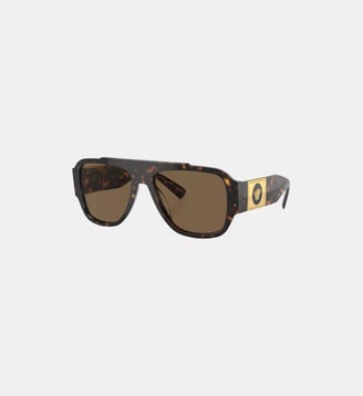 Lunettes de soleil Pillow VE4436U - Versace - Marron moyen