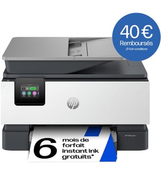 Imprimante jet d'encre OfficeJet Pro 9122e éligible Instant Ink HP