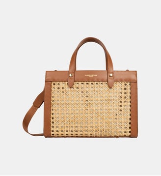 Sac cabas Cannage Rotin - Lancaster - Camel