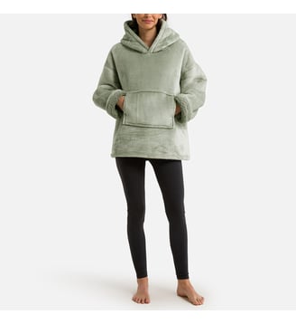 Plaid sweat polaire taille S/M - So'Home - Anthracite