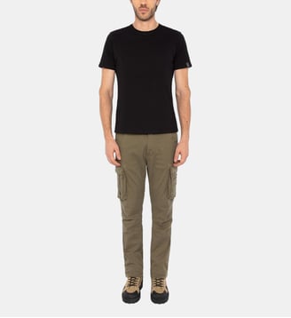 Pantalon cargo coton - Schott - Kaki